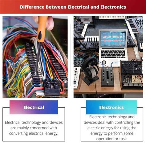 difference between electrical and electronics devices|Electrical Devices vs Electronic Devices—What’s the .